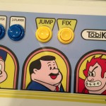 The button section of the fix it felix control panel