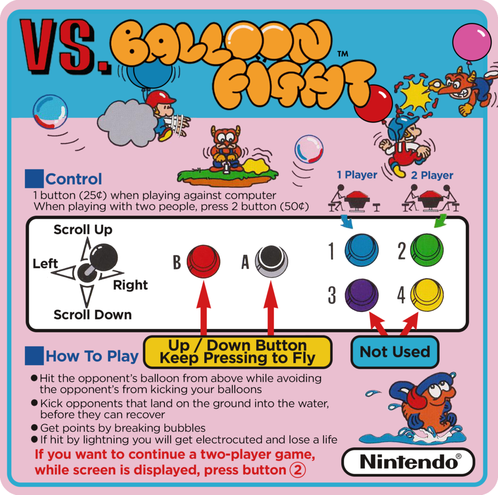 Vs Balloon Fight translated and cleaned